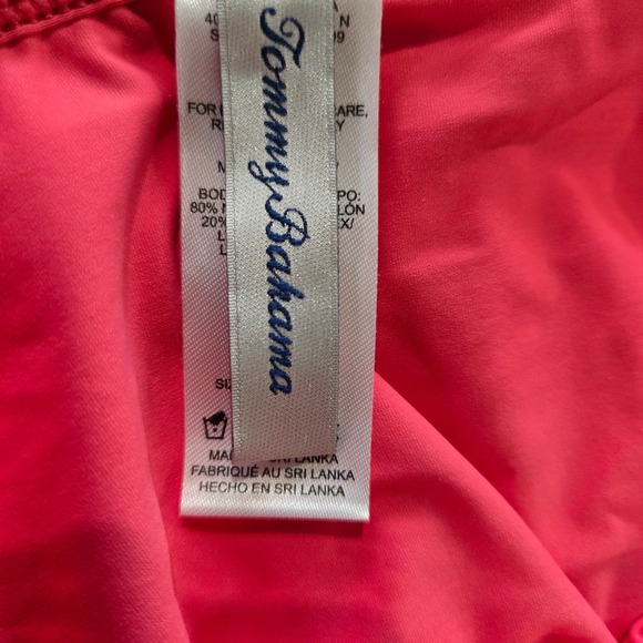 Tommy Bahama Pearl OTS Spa Dress XS Womens Pink New ruffle Pocket hole - Picture 4 of 8